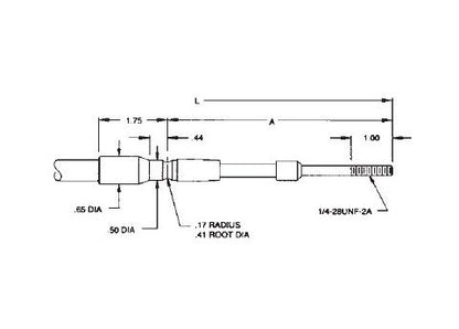 CablecraftÂ® Unidrum Lever Control Specialty Cables - Light Duty Lever Control System - Image 2