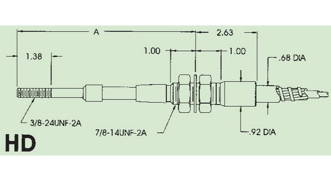 Rugged Gray Utility Push-Pull Cable - Image 1