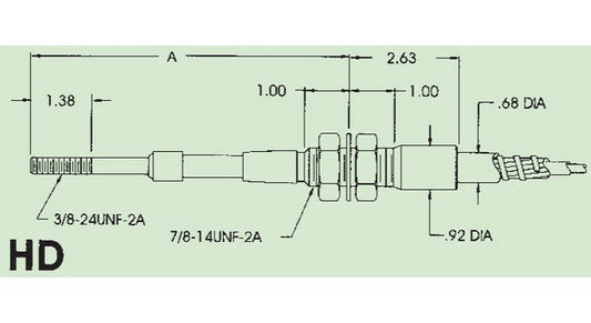 Rugged Gray Utility Push-Pull Cable - Image 1