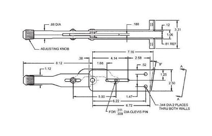 Locking Brake Levers - Flange Mount-Rigid - Image 2