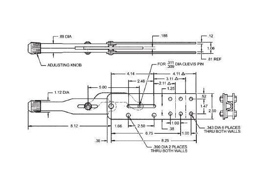 Locking Brake Levers - Side Mount Kit B815 - Image 2