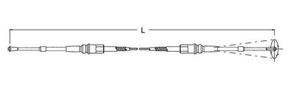 Stainless Steel Hurst Shift Cable - Image 2