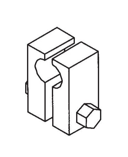 Heavy-Duty Single Cable Clamp - Image 1