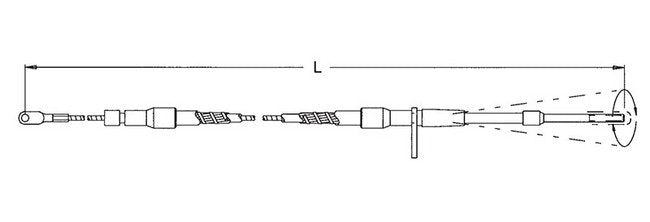 Dodge Motor Home Stainless Steel Shift Cable - Image 2