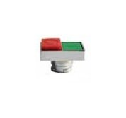 Non-Illuminated Double Head Push Button with Off Projected - Shamrock Controls RB2-B - Image 1