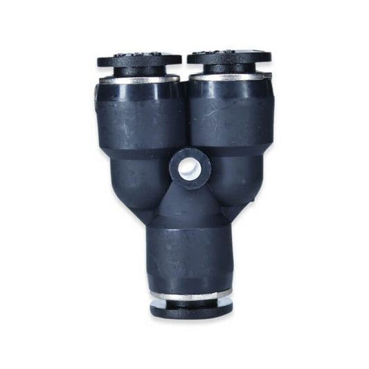 PUY Series 1/2 Inch (in) Outer Diameter (OD) Polybutylene Terephthalate (PBT) Parallel Wye - Image 1