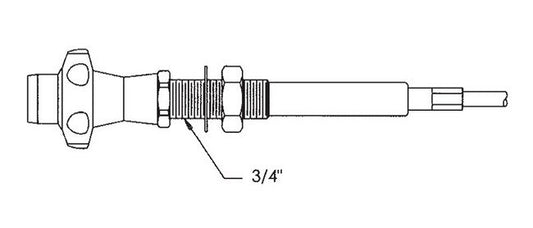 Micro Adjust Control Head Cable with Friction Lock - Image 1