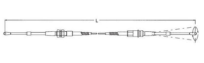 Stainless Steel Hurst Shift Cable - Image 2