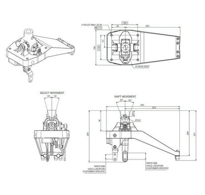 923 Series Horizontal Gear Shifter System - Image 3