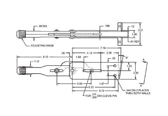 Rigid Flange Mount Locking Brake Levers - Image 2