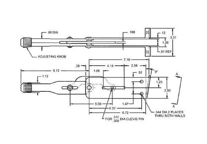 Rigid Flange Mount Locking Brake Levers - Image 2