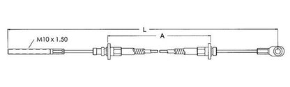 Heavy-Duty Pull-Only Clutch Cables for GMÃ‚Â® Vehicles - Image 2