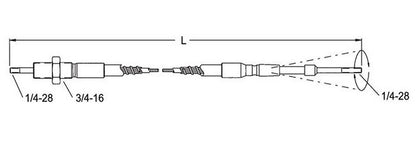 Hydraulic Valve Control Cables - Image 2