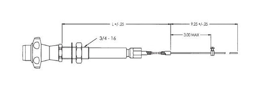 Heavy-Duty Truck Throttle Control Cable - Image 1