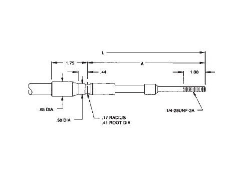 Cablecraft® Unidrum Lever Control Specialty Cables - Light Duty - Image 2