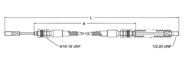 Heavy-Duty Pull-Only Clutch Cables - Image 2