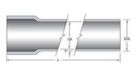 Champion Fiberglass 6" IPS Belowground Straight Conduit with Straight Socket