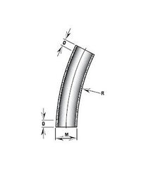 Champion Fiberglass 1" Standard Wall IPS Aboveground Conduit Elbow - 30º x 12"