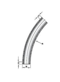 Champion Fiberglass® 1" Standard Wall IPS Aboveground Conduit Elbow, 45º x 12" Radius