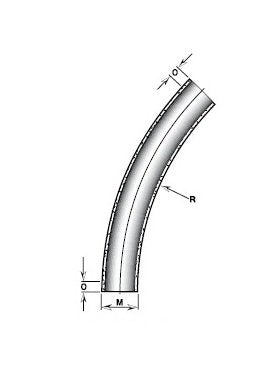 Champion Fiberglass® 1" Standard Wall IPS Aboveground Conduit Elbow, 45º x 12" Radius - Image 1