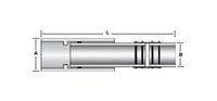 Champion Fiberglass 5-Inch Belowground Alignment/Expansion Fitting with O-Ring