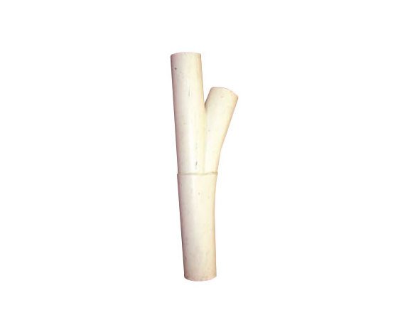 SCH40 PVC Split Wye Conduit Fitting, 4" - Image 1