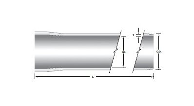 Champion Fiberglass 2 1/2" ID Straight Conduit with Interference Joint - Image 1