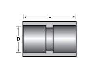 Champion Fiberglass 4in Standard Wall IPS Stop Coupling