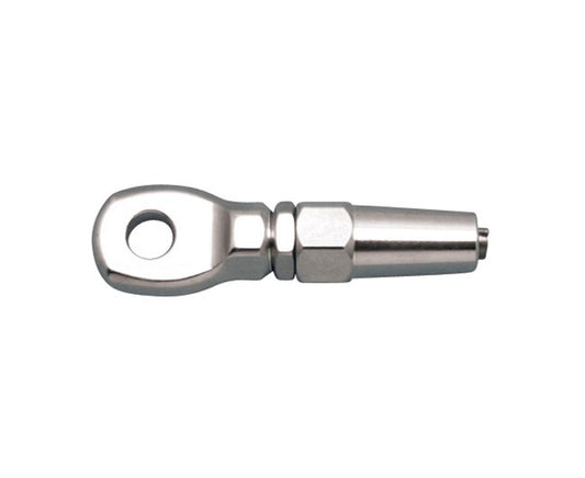 Suncor Quick Attach™ Eye Swageless Stainless Steel Cable Fitting - Image 1