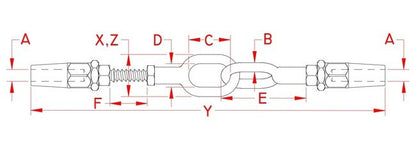 Stainless Steel Quick Attach™ Gate Eyes - Swageless Fittings - Image 3