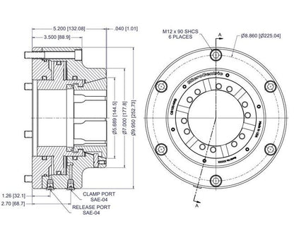 Hydraulic Pull Back Collet Chuck - CB-NRB Series - Image 2