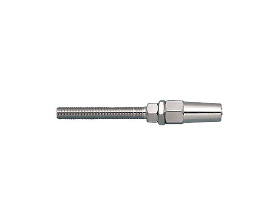 Quick Attach™ UNF Left Hand Stud, Stainless Steel, Swageless, Sizes 1/8" to 1/2" - Image 1