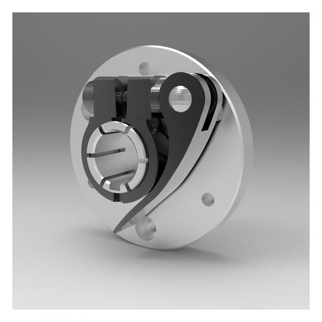 4" PVC Full Pattern Wafer Check Valve with Stainless Steel Spring - Image 1