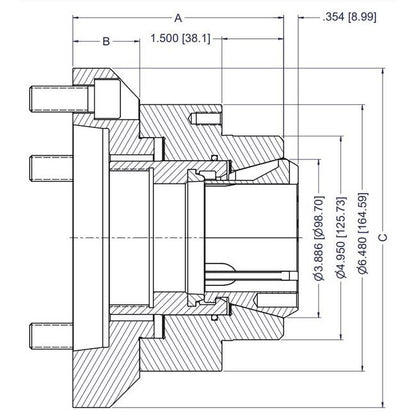 Pull Back Collet Chuck - CB-NB Series - Image 2