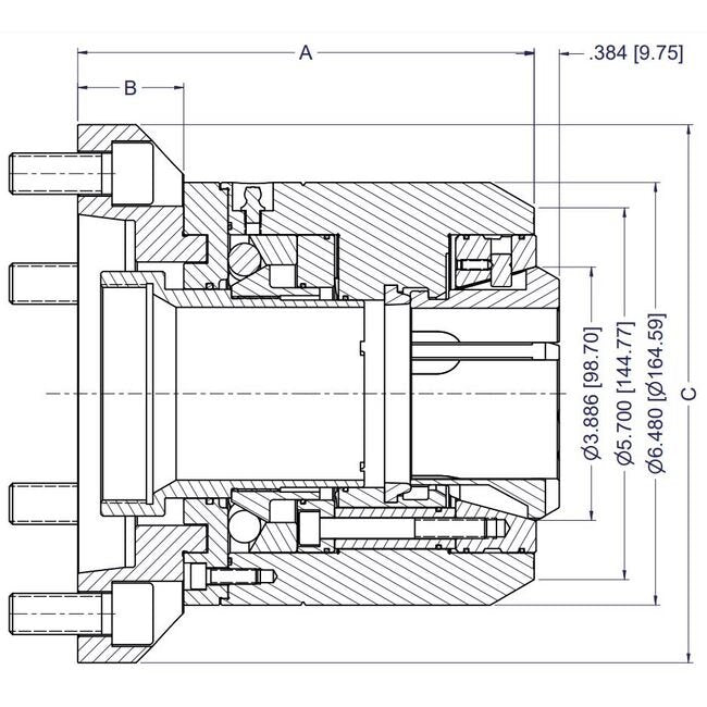 CB-NDR Collet Chucks - Dead Length Design for Servo Stop Bar Loaders - Image 2