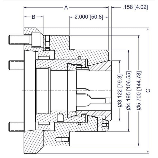 CB-NB Pull Back Collet Chuck - Image 2