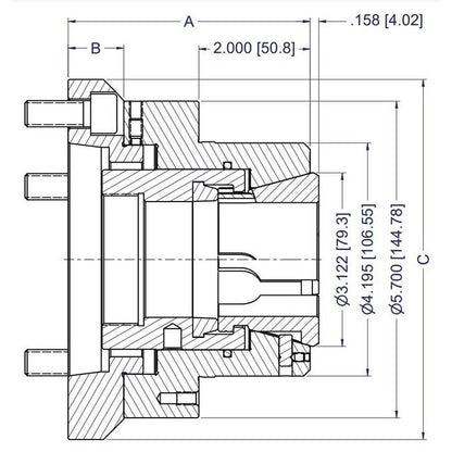 CB-NB Pull Back Collet Chuck - Image 2
