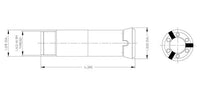 Davenport 3/4" Model B Oversize Quick Change Collet Body