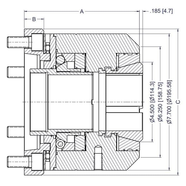 CB-NDR Dead Length Collet Chucks for Servo Stop Bar Loaders - Image 2
