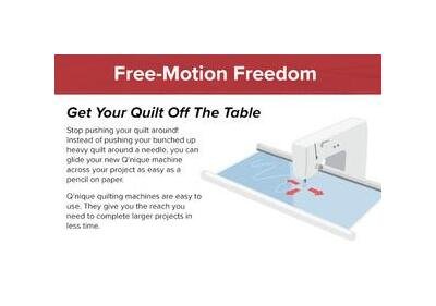 Qnique Q 19x9 Inch Longarm Quilting Machine - Image 22