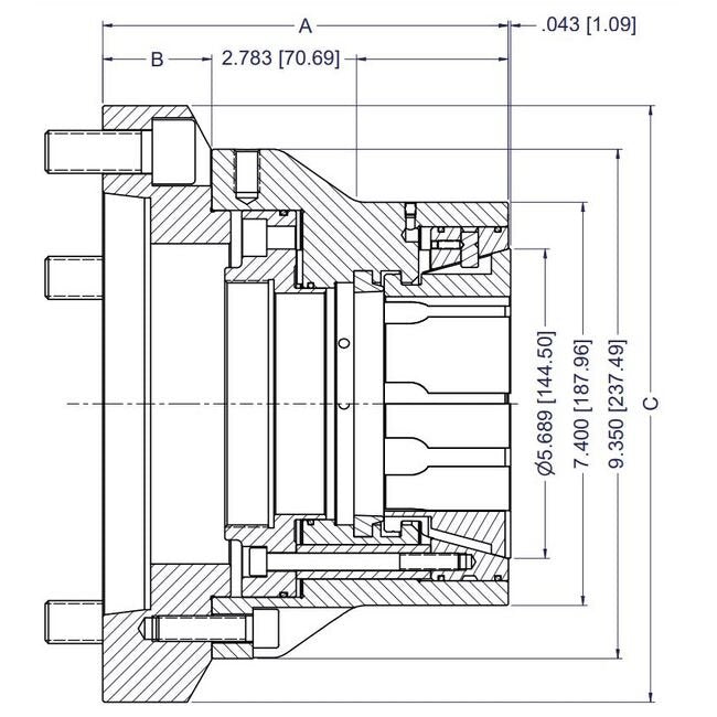 CB-NX Collet Chuck - Dead Length Design - Image 2