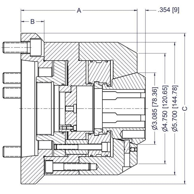 CB-NK Pull Back Collet Chuck - Combination Design - Image 2