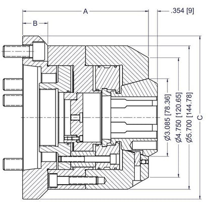 CB-NK Pull Back Collet Chuck - Combination Design - Image 2