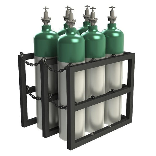 Heavy-Duty Gas Cylinder Rack - 30x36in - Image 1