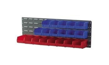 160 lb Capacity 12 in Height Wall-Mounted Metal Storage System - Image 1