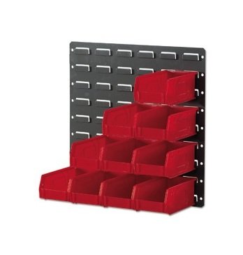 Heavy Duty 160 lb Capacity Metal Storage Panel, 18" Height - Image 1