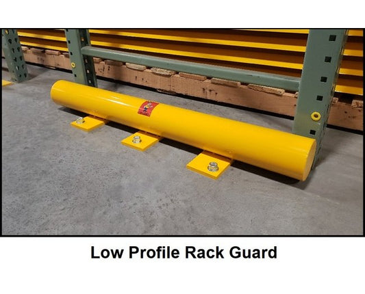 48" Low-Profile Rack Guard for Aisles and Rows - Image 1