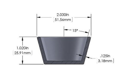 RDM-EB6 40cm³ Molybdenum E-Beam Liner - Image 2