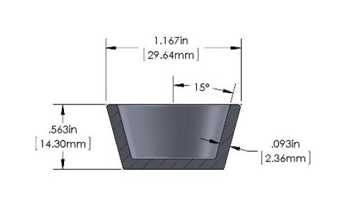 RDM-EB4 Series 7cm³ Aluminum Oxide E-Beam Liner - Image 2