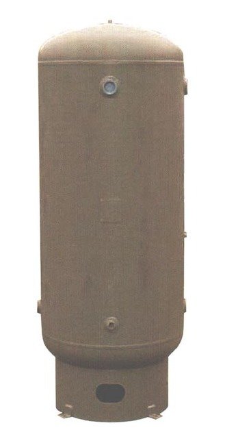 Vertical Air Receiver Tank, 240 Gallon Capacity, 200 psi MWP - Image 1